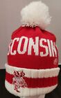 Adidas Wisconsin Badgers Bucky Knit Hat Adult One Size Red