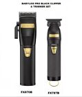 Babyliss Pro Black And Gold Fx870bn Cordless Clipper W/Outlining Trimmer Fx787bn