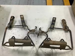 2004 04 POLARIS PREDATOR 500 HEEL GUARD BRACKETS MOUNTS - Picture 1 of 3