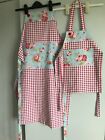 Hand-made Adult and Child matching Aprons