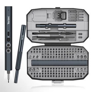 155 in 1 Mini Electric Screwdriver, Magnetic Bits, for Computer Watch Phone Fix - Picture 1 of 18