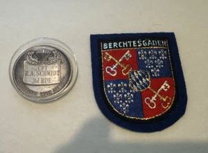 101st Airborne OFFICER Coin-Berchtesgaden + Hitler's BERGHOF Attack 1945 w/Patch - Picture 1 of 5