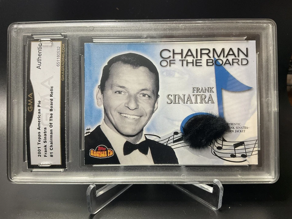 2001 Topps - FRANK SINATRA - Authentic Jacket Relic - GMA Auth - Image 1 of 4