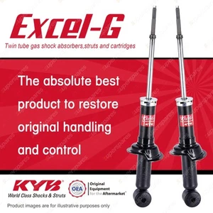 2x Rear KYB Excel-G Shock Absorbers for Mitsubishi Lancer CJ I4 FWD 07-On - Picture 1 of 7