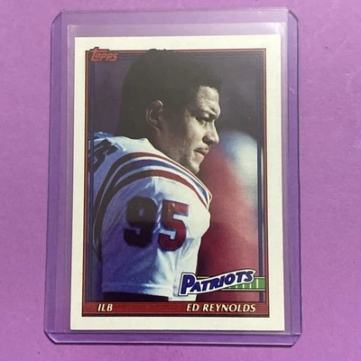1991 Topps - Ed Reynolds #611 New England Patriots - Image 1 of 2