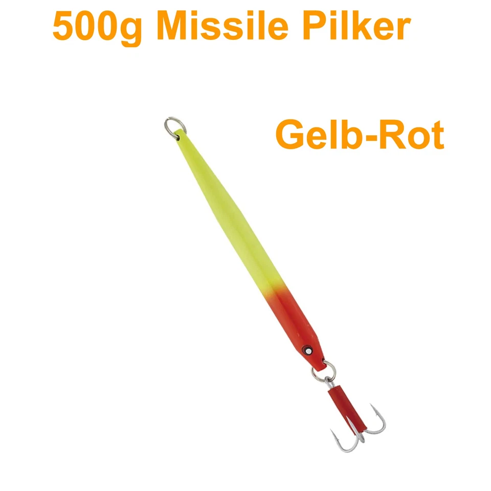 Missile Pilker Tiefentaucher Tiefseepilker Norwegenpilker Norwegen Bleifrei 500g - Bild 1 von 1