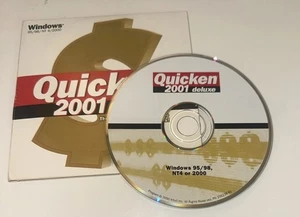 Intuit Quicken 2001 Deluxe For Windows 95/98/NT4/2000 - Picture 1 of 5