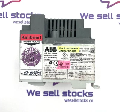 ABB UMC22-FBP.0 D9 1SAJ510000R0500 PATRÓN DE ERROR CONTROLADOR LÓGICO... - Imagen 1 de 4