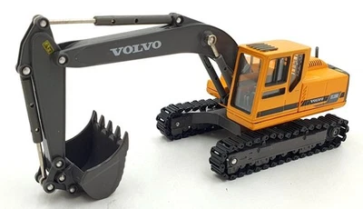 Cararama escala 1/50 diecast 560 - excavadora Volvo EC280 - naranja Foto 1 de 4
