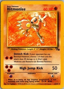 1999 Fossil Hitmonlee Basic/Rare #22 - Bild 1 von 2