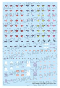 Megami Gerät M.S.G PUNI☆MOFU Snow Toe Eye Aufkleber Set - Bild 1 von 6