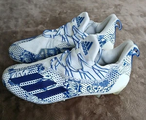 Adidas Fußballschuhe Herren Gr. 12 weiß blau Comics - Bild 1 von 8