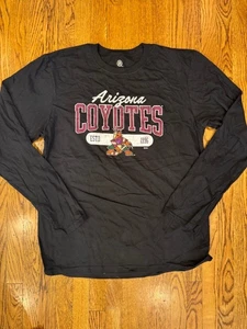 Arizona Coyotes NHL Camiseta Manga Larga Hombre Negra Talla L Nueva - Imagen 1 de 4