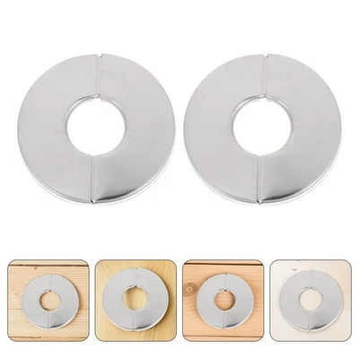  8 pezzi di piastre decorative per flange da parete per tubi rotondi in acciaio - Immagine 1 di 4