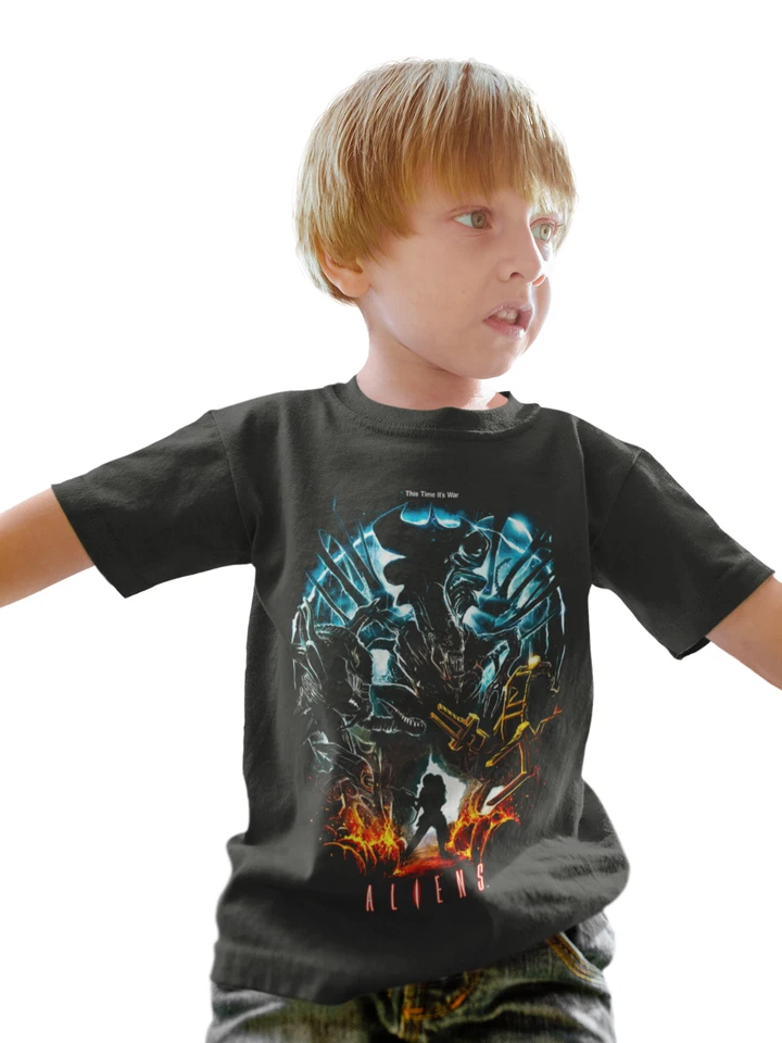 aliens predator horror sci fi film movie kids unisex birthday funny boys t shirt - Image 1 of 1