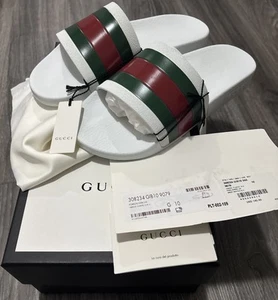 Gucci Pursuit 72 Web Slides Brand New Sz 12 - Picture 1 of 62