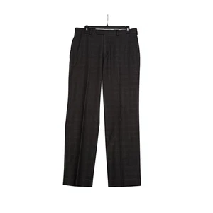 Pantalone elegante uomo Ralph Lauren 32x30 a quadri grigio a quadri carriera business casual - Foto 1 di 7