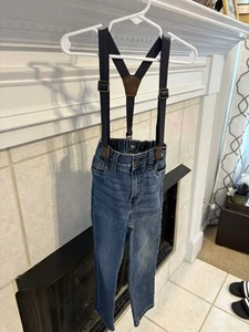 Boys 4T Jeans With Suspenders - Picture 1 of 4