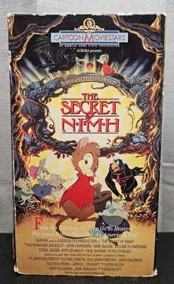 The Secret of NIMH 1982 VHS Vintage Don Bluth Animation Classic N.i.m.h 1990 - Image 1 of 4