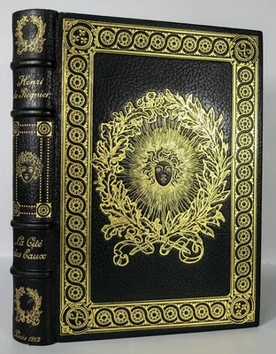 📖 HENRI DE RÉGNIER-EXCEPTIONNELLE RELIURE-LA CITÉ DES EAUX-1912-ILL. PAR JOUAS - Photo 1/4