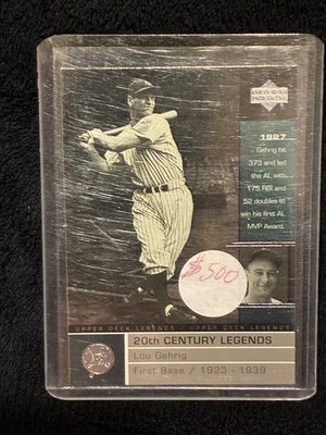 2000 Upper Deck Legends - 20 世纪传奇 #127 Lou Gehrig — 第 1/2 张图片