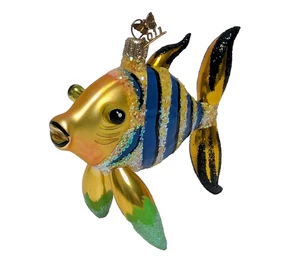 Nieman Marcus Morawski Engel Fisch Ornament Schmetterling Anhänger 2011 4,5" - Bild 1 von 10