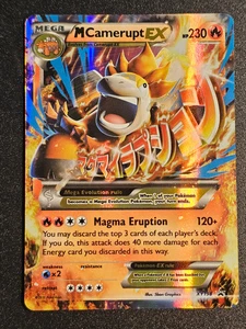 Pokemon TCG - Mega Camerupt EX XY198 - Picture 1 of 2