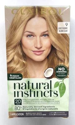 Clairol Natural Instincts Semi-Permanent Hair Color #9 LIGHT BLONDE (Sahara) - Image 1 of 4