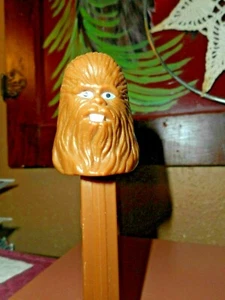 Vintage 1997 Pez Dispenser Star Wars Chewbacca Brown Lucas Film/GREAT SHAPE NICE - Picture 1 of 9