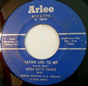 Little Betty Pruett Satan Lied To Me and I Want To Stroll Over Heaven With You - Picture 1 of 2