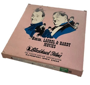 Standard 8mm B&W Silent Print Laurel & Hardy WRONG AGAIN One 7" Reel - Picture 1 of 5