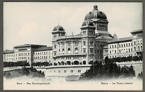 Postal BERN: EDIFICIO FEDERAL / CASA FEDERAL / PALACIO FEDERAL, sin usar alrededor de 1900 - Imagen 1 de 2