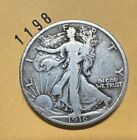 1916 P Walking Liberty Half Dollar US 90% Silver Coin