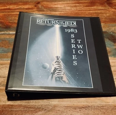 1983 TOPPS STAR WARS RETURN OF THE JEDI SERIES 2 COMPLETE 88 CARD SET IN BINDER - Image 1 of 4