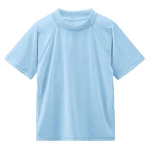 Boys Swim Shirts Short Sleeve Rash Guard Sun Protection UPF 50 T Shirts Rashg... - Picture 1 of 7