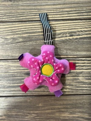 "Juguete de peluche Infantino rosa flor bebé niña 7""" Foto 1 de 2