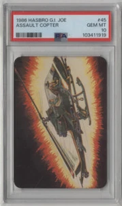 Hasbro GI Joe Dragonfly Assault Copter 1986 #45 PSA 10 gemas como nuevo Pop 1/1 Cobra G. - Imagen 1 de 2