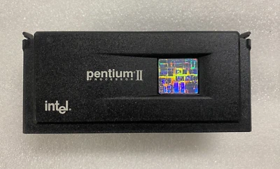 Vintage & NEW Intel Pentium II SECC1 CPU 80523PY350512 SL2S6 with Heatsink - Image 1 of 2