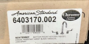 American Standard 6403170.002 Manual, 8" Mount 3 Hole Gooseneck - Picture 1 of 4
