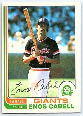 1982 O-Pee-Chee ! Enos Cabell San Francisco Giants #311 - Image 1 of 2