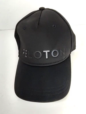 Peloton Hat Black Athletic Gym Running Cap Red Strap-back Adjustable Unisex - Image 1 of 4