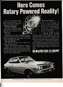 Original 1971 Mazda RX-2 Coupe Magazine Ad - Bild 1 von 1
