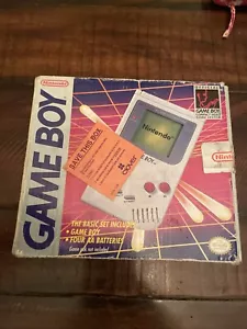RARE 1994 Original Nintendo Gameboy BOX - BOX ONLY - SEE PHOTOS GOOD CONDITION - Picture 1 of 6