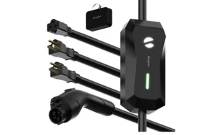 Level 1/2 EV Charger, 16A 110-240V Portable EV Charger with 25Ft Cable, Home Ele - Picture 1 of 7