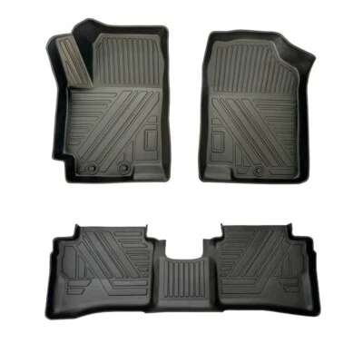for Hyundai Accent 2010-2016 Sedan All Weather Heavy Duty TPE Floor Mats Liner - Image 1 of 4