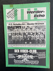 Bl 82/83 Sv Werder Bremen - FC Schalke 04, 08.10.1982, Werder Echo No. 328
