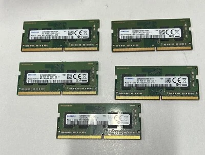 5 X Samsung 4GB 1Rx16 PC4 2666V (M471A5244CB0) 20GB TOTAL (ITR16485) - Image 1 of 4