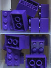 LEGO Parts - Dark Purple Brick 2 x 3 - No 3002 - QTY 20
