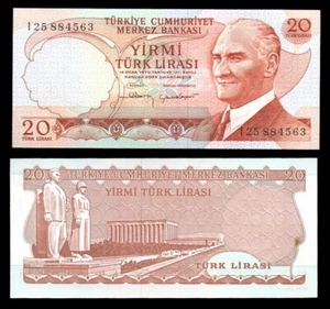 Turkey 20 Lira 1974 P187b UNC - Picture 1 of 1