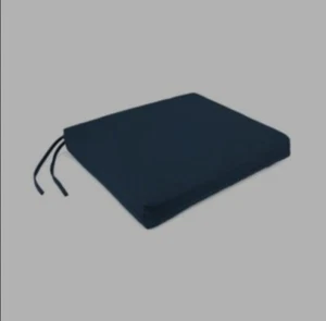 2 Jordan Manufacturing Sunbrella Outdoor Seat Cushions 19x17x2 Spectrum Blue - Picture 1 of 3